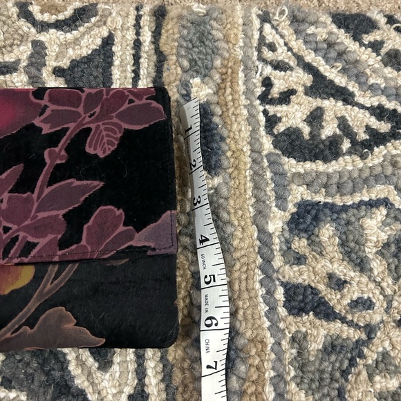 Velvet clutch floral Steve Madden - Picture 2 of 5